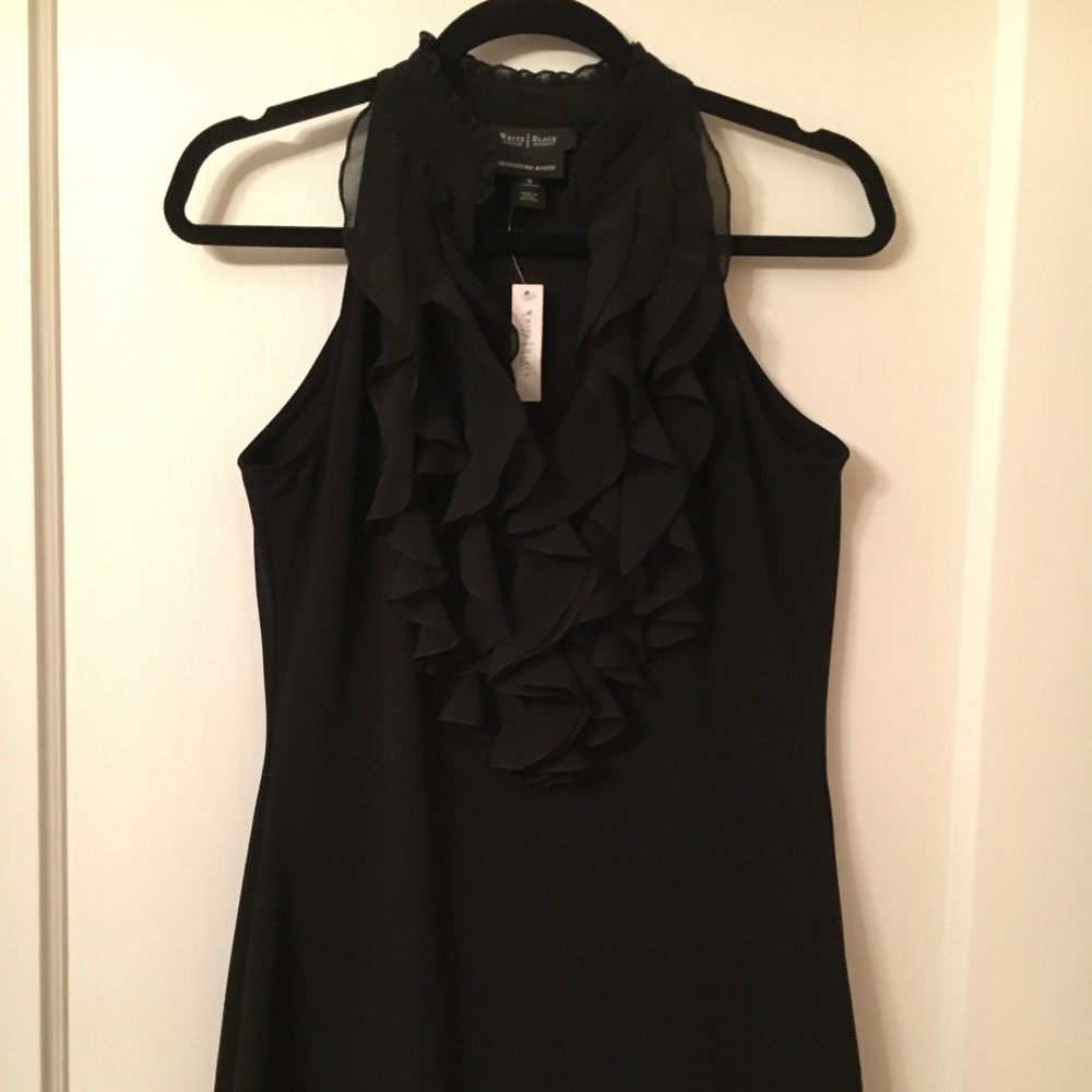 White House/Black Market Ruffled Mini Dress